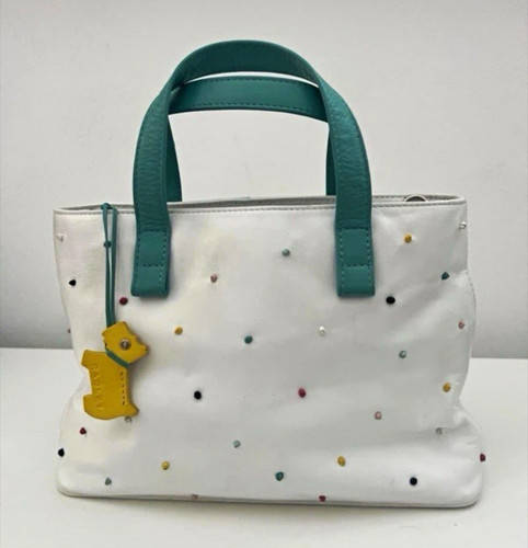 Radley white leather - polka, dot