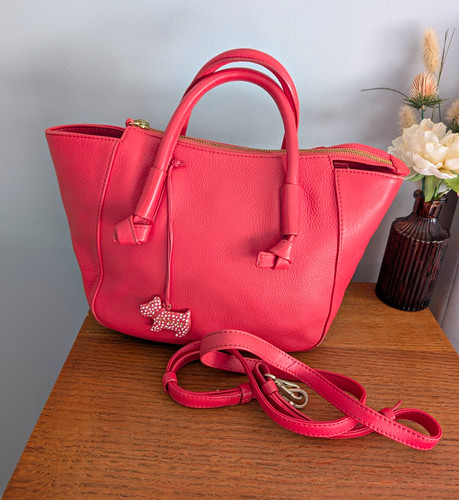 Radley pink coral leather - radley, pink/coral