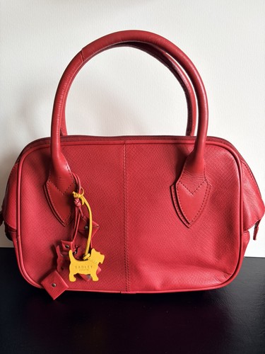 Radley red leather - , handle