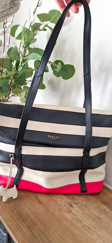 Radley london striped leather - london,