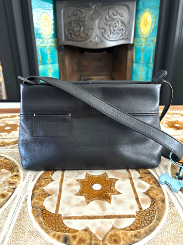 Small black genuine leather - small,