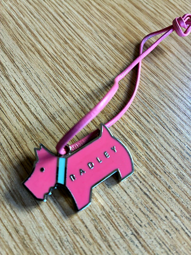 Radley pink dog - dog, charm