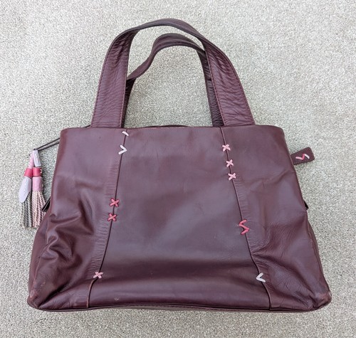 Burgundy radley handbag - burgundy,