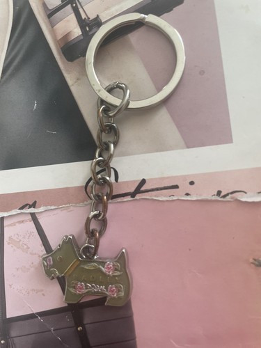 Radley metal grey dog - dog, tag