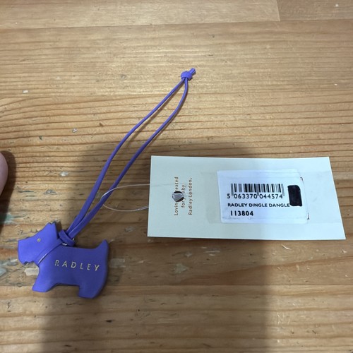 Radley purple dingle dangle 3 - dangle,