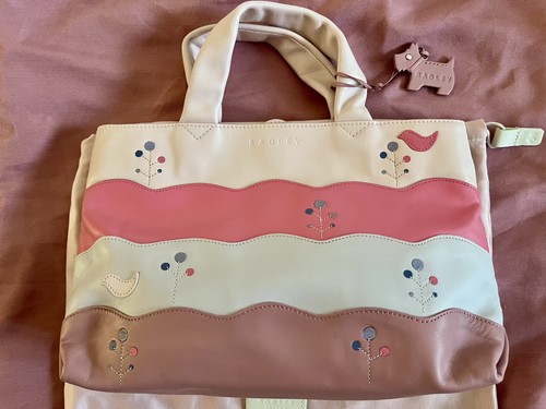 Radley pink leather medium - radley,