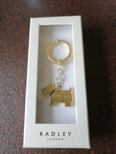 Radley gold glitter dog - gold,