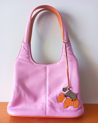 Radley pink leather shoulder - radley,