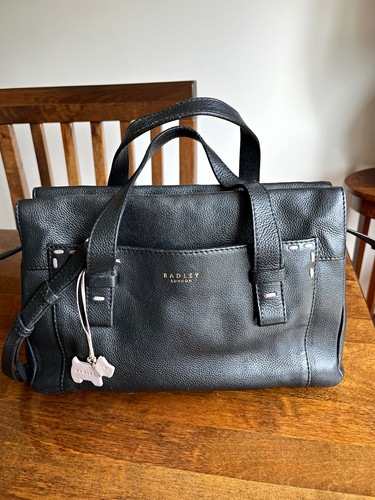 Radley medium black pebbled - black,
