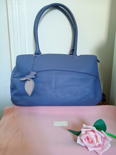 Radley london blue pebbled - london,