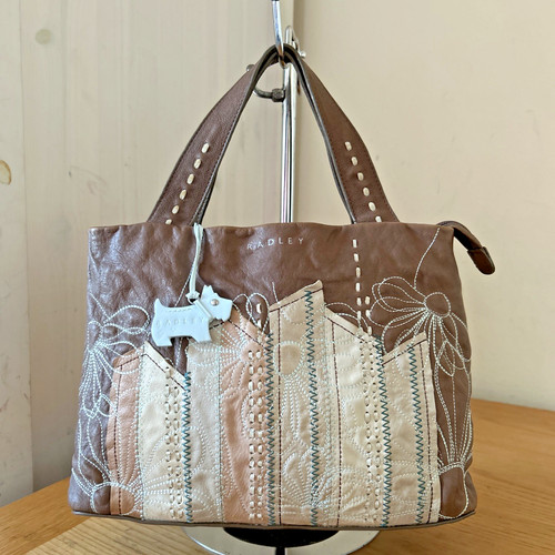 Radley brown beige leather - radley, brown/beige