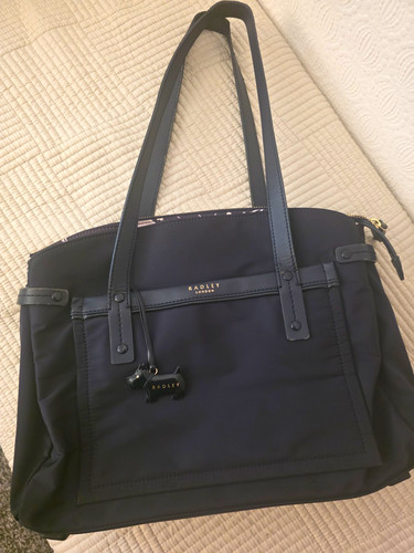 Radley navy nylon - nylon, tote
