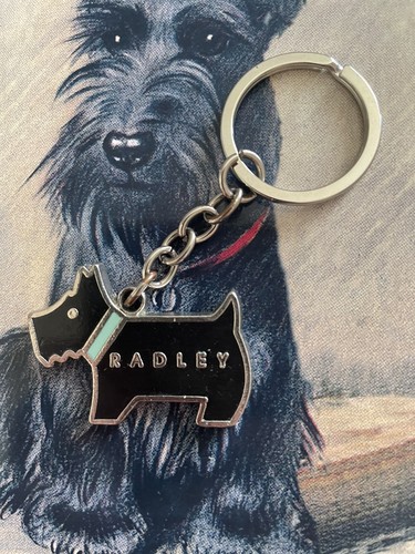 Radley black metal dog tag - radley,