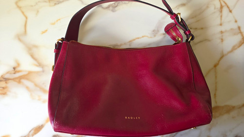 Radley burgundy leather zip - radley,