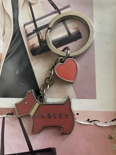 Radley pink metal - tag, /