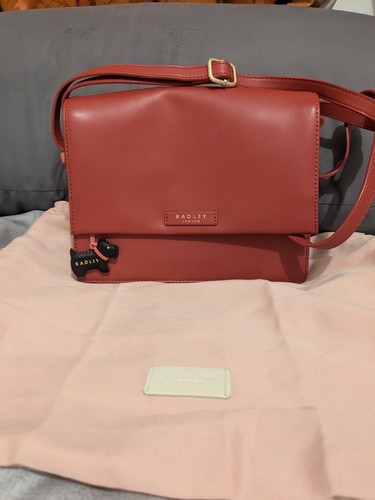Radley red satchel bag