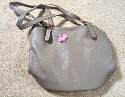 Radley taupe leather shoulder - radley,
