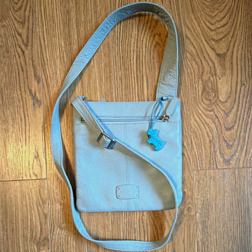 Radley light blue - blue, leather