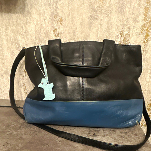 Radley black blue leather - radley, black/blue