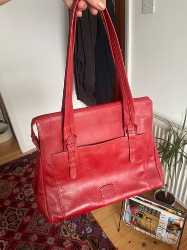Radley london red leather - london,