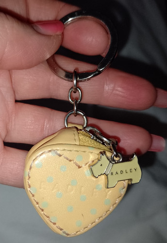 Radley keyring leather - , heart