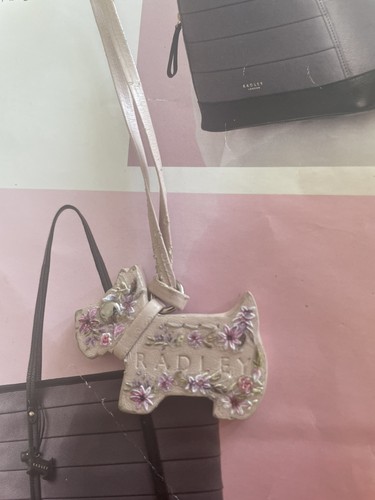 Radley pink leather - dog, tag