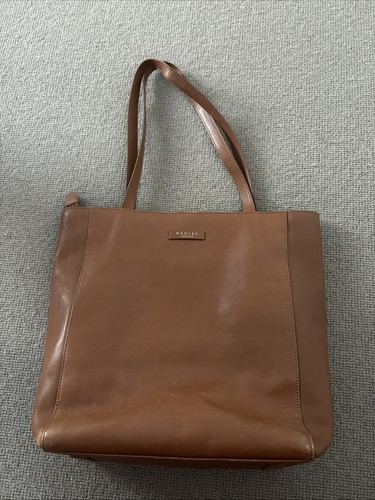 Brown leather radley bag - radley,