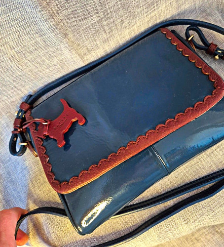 Radley london blue - london, patent