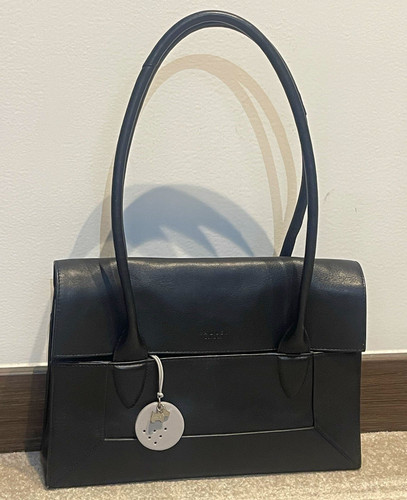 Radley black leather - leather, satchel