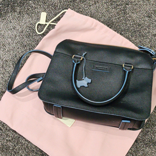 Radley black leather medium - black,