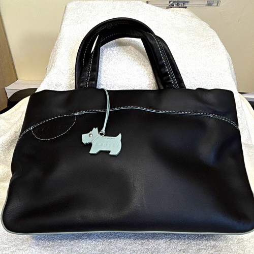 Radley black leather tote - black,