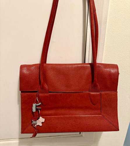 Radley red leather large - radley,