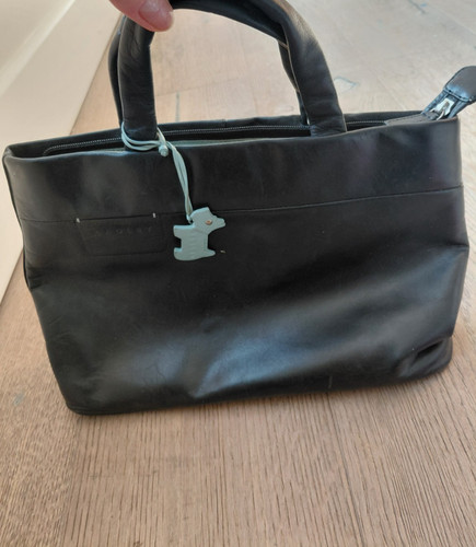 Vintage small black leather - vintage,