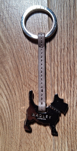 Radley metal dog keyring - metal,