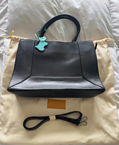 Radley black leather top - leather,